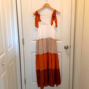 Blue Pepper maxi summer dress